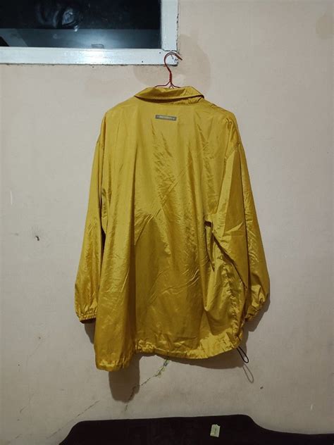 Coach Jacket Exr Windbreaker Jacket Gold Jaket Pria Fesyen Pria