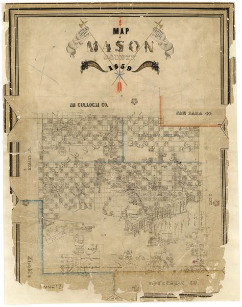 Map of Mason County | Legacy of Texas
