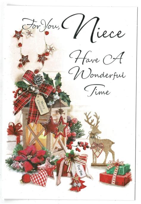 Niece Christmas Card For You Niece Have A Wonderful Time With Love