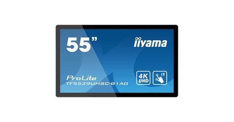 Iiyama ProLite TF5539UHSC B1AG 55 4K Ultra HD Public Display Zwart 4K