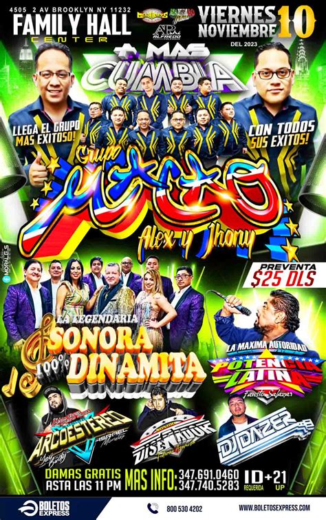 Grupo Macao Sonora Dinamita Tickets Boletosexpress