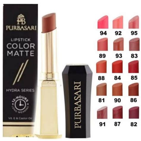 jual purbasari lipstik color matte hydra series  color shopee