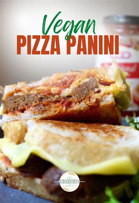 Vegan Pizza Panini Recipe Easy Homemade Pizza Vegan Main Dishes