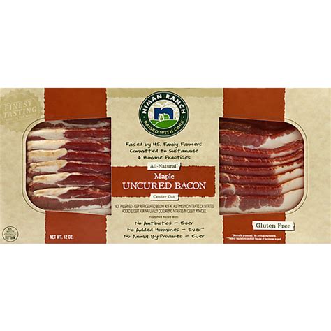 Niman Ranch Bacon, Center Cut, Maple, Uncured | Shop | Festival Foods ...