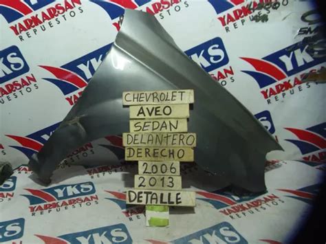 Tapabarro Delantero Derecho Chevrolet Aveo Detalle Cuotas Sin