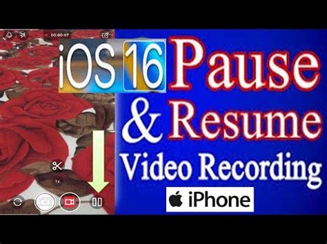 How To Pause Video Recording On Iphone How To Pause Video While