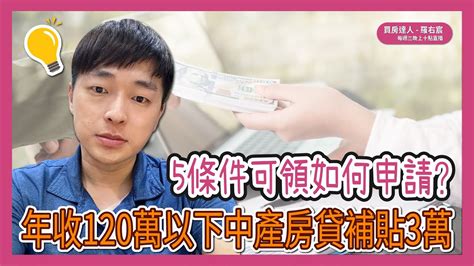 23年05月17日｜5條件可領！年收120萬以下中產房貸補貼3萬「6月上路」，如何申請？ Youtube