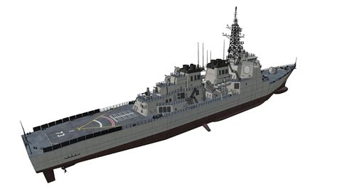 3D JMSDF Kongo Class Guild Missile Destroyer Model TurboSquid 2170383