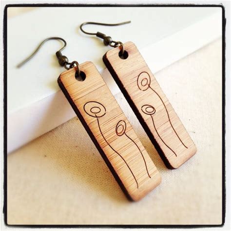 17 Best Images About Wooden Earrings On Pinterest Handmade Sterling