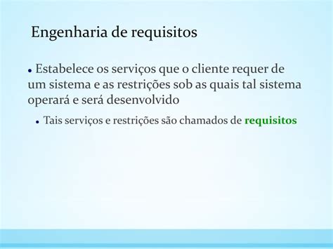 Ppt Introdu O E Fundamentos Engenharia De Requisitos Powerpoint