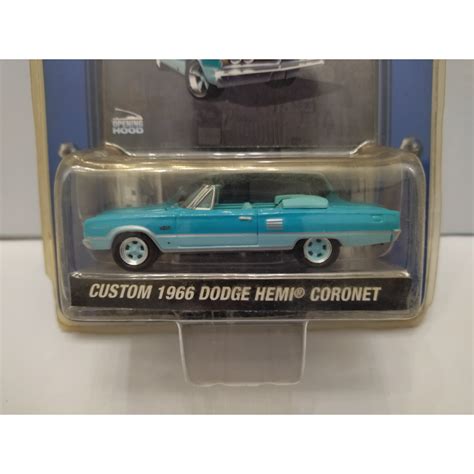 DODGE HEMI CORONET 1966 CONVERTIBLE CUSTOM MUSCLE CAR GARAGE 1 64