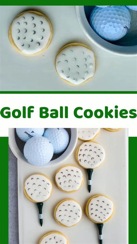 Learn How To Make Golf Ball Cookies These Easy Sugar Cookies Decorated