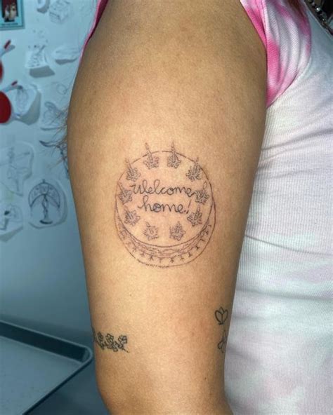 Handpoke Tattoos By Emmy On Instagram Welcome Home Cake From