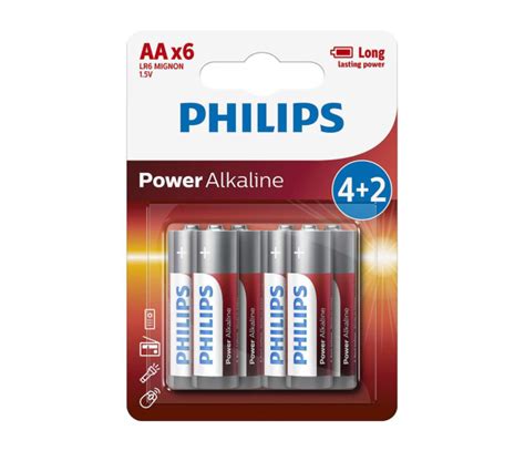 Philips Power Alkaline AA 6szt Baterie I Akumulatorki Sklep