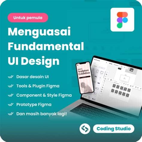 Kursus UI Design Fundamental Bersertifikat Terbaik Coding Studio