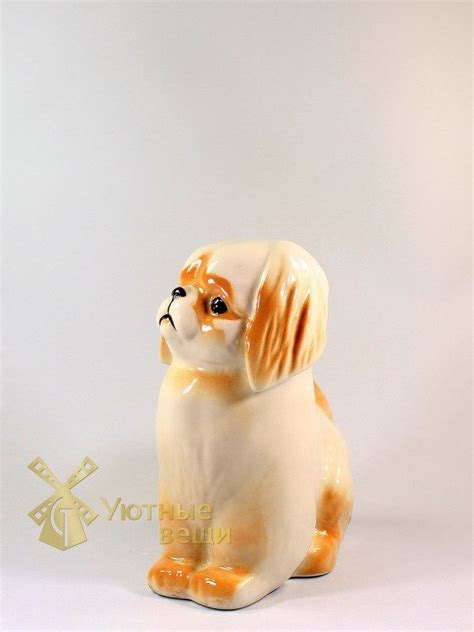 Фарфоровая Статуэтка "Собака Пекинес" | Porcelain, Novelty, Novelty lamp