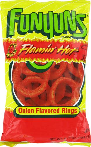 Funyuns Flamin Hot Onion Flavored Rings 6 5 Oz Kroger