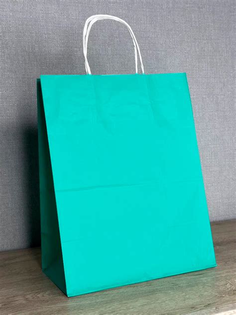 Купить Подарочный пакет с ручками 240x140x300 Зеленый в Краснодаре