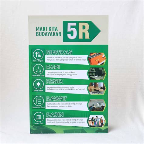 Jual Poster Budayakan 5R Promo Grosir Indonesia Shopee Indonesia