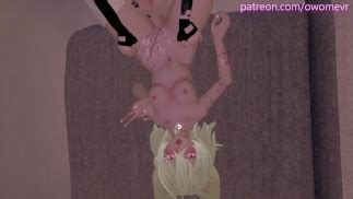 Hot Angel 在虚拟现实 ERP 中被戏弄和性交 激烈的呻吟 裸体 女同性恋 Vrchat Pornhub