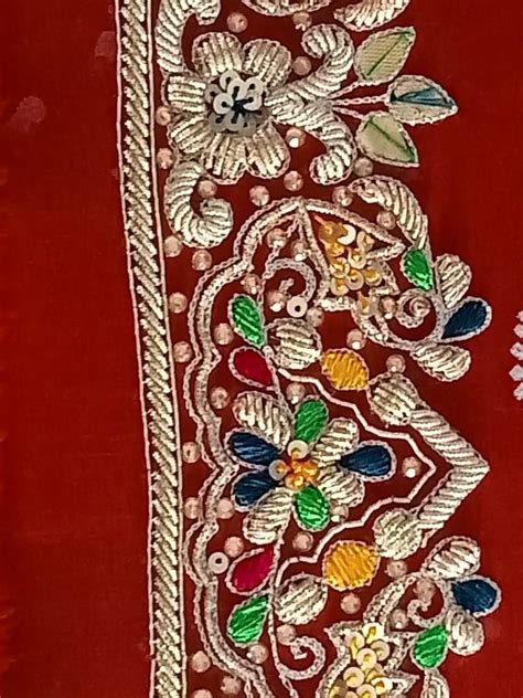 Pin By Akanksha Chaudhary On Embroideries Hand Work Embroidery Hand