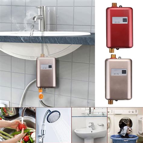 V V Mini Electric Tankless Instant Hot Water Heater Kitchen