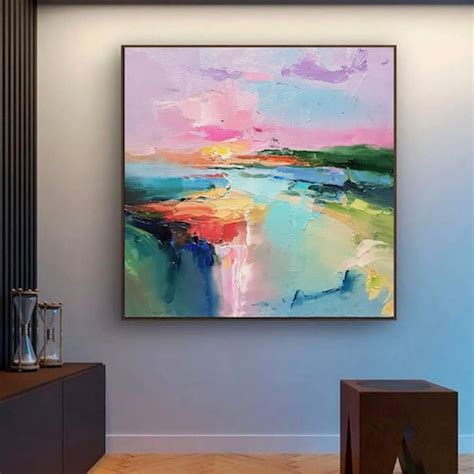 Extra Large Impasto Wall Art Abstract Oil Painting On Canvas Etsy