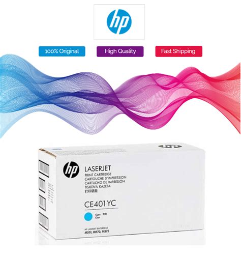 Genuine HP 507Y CE401YC Cyan Contract Toner Cartridge 6000 Pages ...