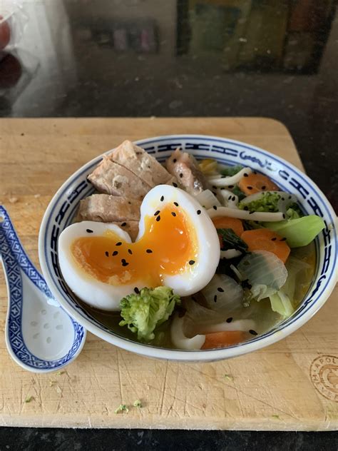 The Perfect Soft Boiled Egg In Ramen R Foodporn