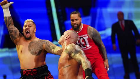 Randy Orton Vs Solo Sikoa And Jimmy Uso Friday Night Smackdown