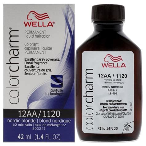 Color Charm Permanent Liquid Hair Color 1120 12AA Nordic Blonde By