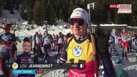 Biathlon Coupe Du Monde Le Replay De La Poursuite Dames D Hochfilzen