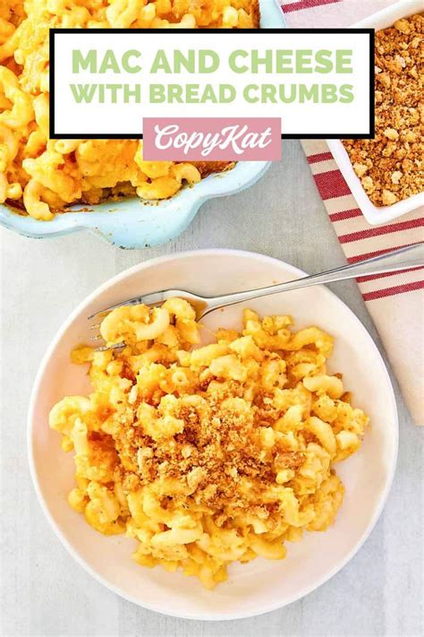 how to make bread crumbs for mac and cheese