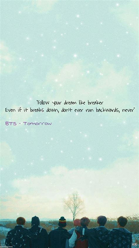 💜🌙BTS-Tomorrow Lyrics🌙💜 #BTS #BTSWallpaper #Wallpaper Bts Song Lyrics ...