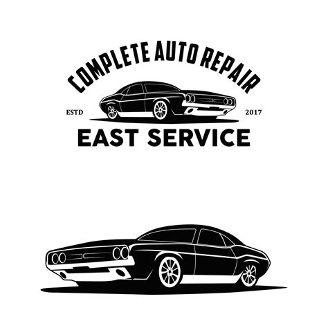 Complete auto repair logo vector 10705002 Vector Art at Vecteezy