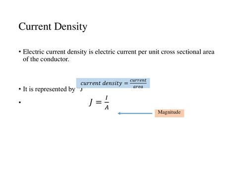 current ,current density , Equation of continuity