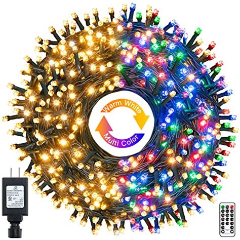 Ollny Christmas Lights Outdoor String Lights Ft Led Super Long