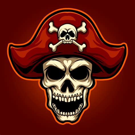 Pirate Head Clip Art at Aiden Darcy blog