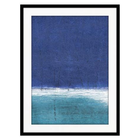 Blue Ocean Framed Wall Art Print 83cm By Oliver Willson Style Sourcebook