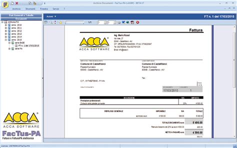 Fatturazione Elettronica Professionisti Factus Acca Software