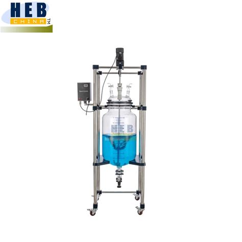 Barrel Shape Laboratory Ptfe Agitator Glass Liquid Separator China Chemical Glass Separator