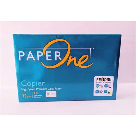 Jual KERTAS HVS PAPER ONE F4 75 GSM Shopee Indonesia