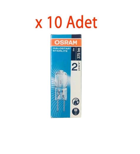 Osram S V W Ne Ayakl Dimlenebilir Kaps L Halojen Ampul G