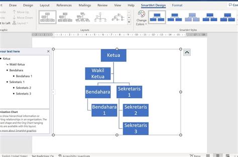 Cara Membuat Struktur Organisasi Di Microsoft Word Mudah Dan Nbkomputer