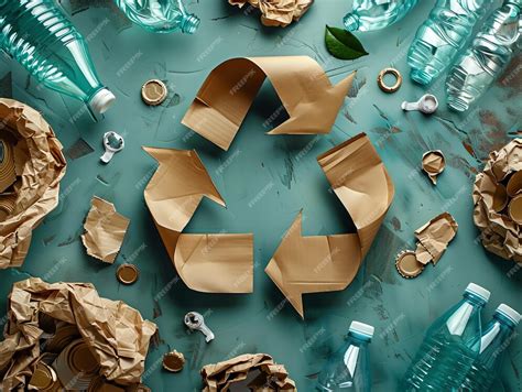 recycling symbols   recyclable materials premium ai