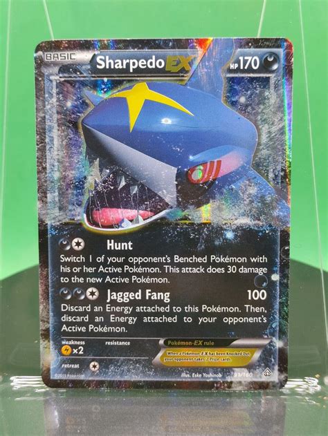 Sharpedo Ex Xy Primal Clash Holo Rare English Pokemon Tcg