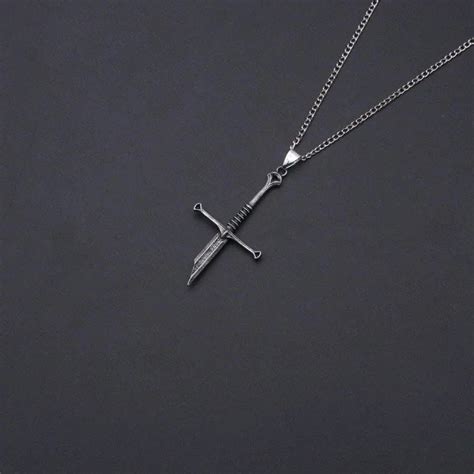 Narsil Sword of Isildur Necklace Narsil Broken Sword Necklace Aragorn's ...