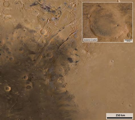 Esa Jezero Crater Through The Eyes Of Mars Express