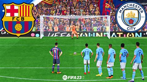 Ronaldo Messi Neymar Mbappe Halaand Vs Barcelona Fifa Penalty