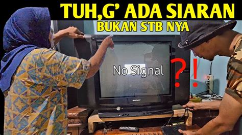 PASANG SET TOP BOX DIGITAL DAPAT SIARAN SEDIKIT DI TV TABUNG SHARP 29